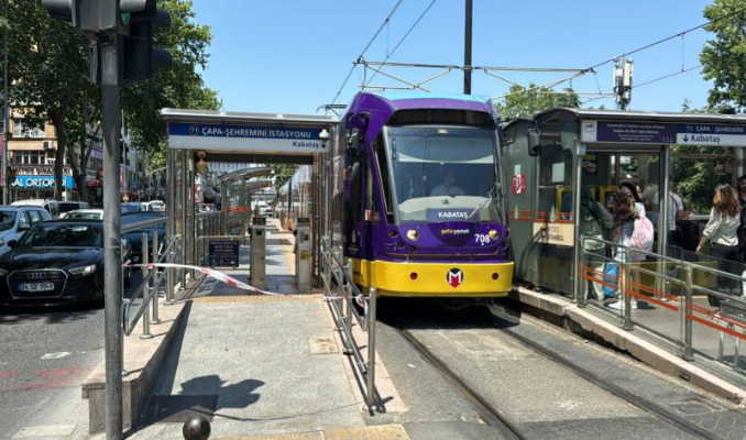 Kabataş-Bağcılar Tramvay Hattı'nda bazı duraklarda hizmet verilemiyor