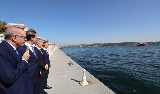 Dolmabahçe'den Oruç Reis'e uğurlama