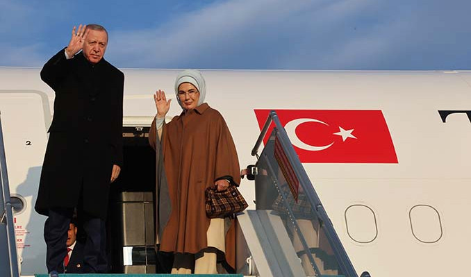 Cumhurbaşkanı Erdoğan, G20 Liderler Zirvesi için Brezilya'ya gitti