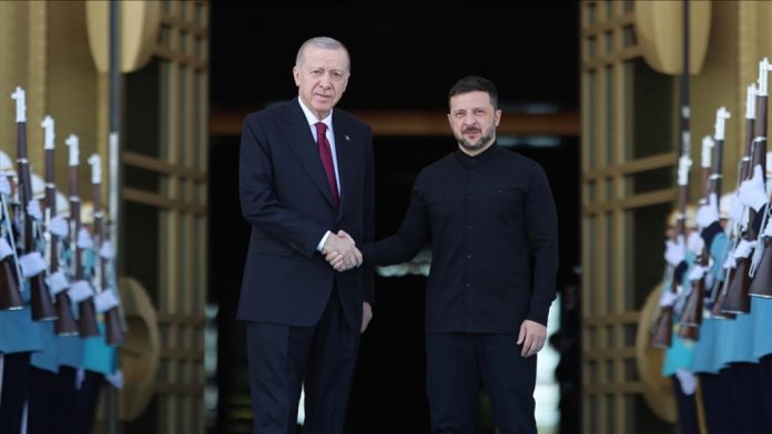 Erdoğan, Zelenskiy'le görüştü