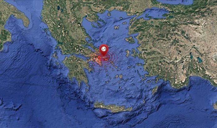 Ege Denizi'nde 5.1 büyüklüğünde deprem