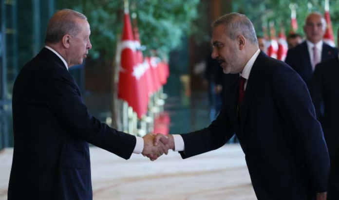 Cumhurbaşkanı Erdoğan, 29 Ekim tebriklerini Külliye’de kabul etti